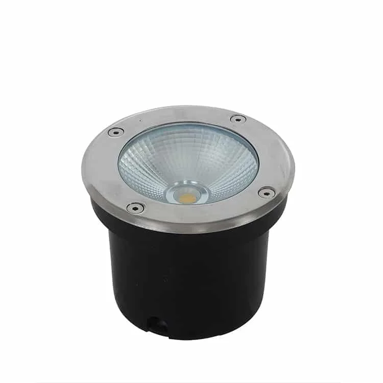 Focos de suelo GL-H con LED COB y aro inoxidable