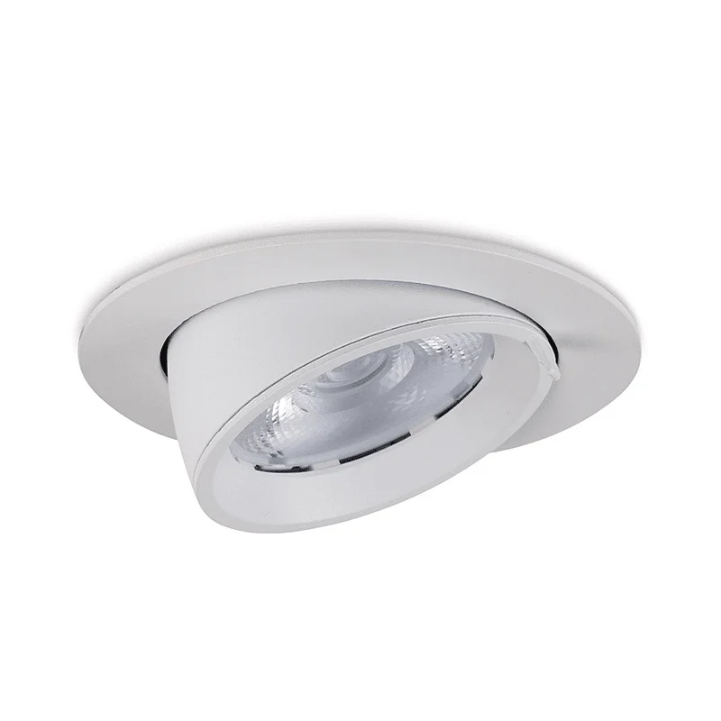 Downlight extraíble con inclinación de hasta 70°