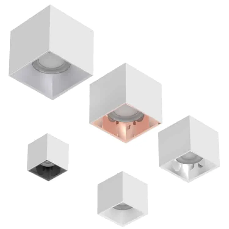 IP65 Downlights de superficie cuadrados