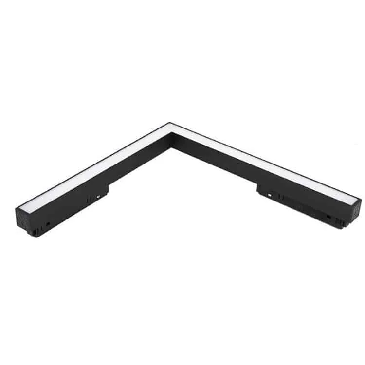 Luz lineal magnética en forma de L