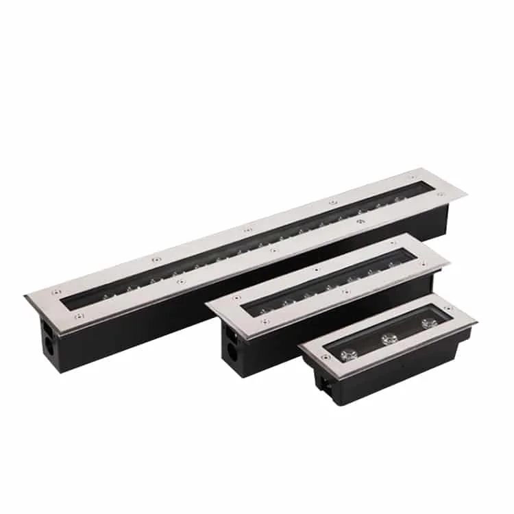 Luminarias lineales GL-L para empotrar en el suelo