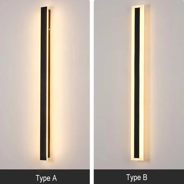 Apliques lineales de pared de 300mm a 2400mm
