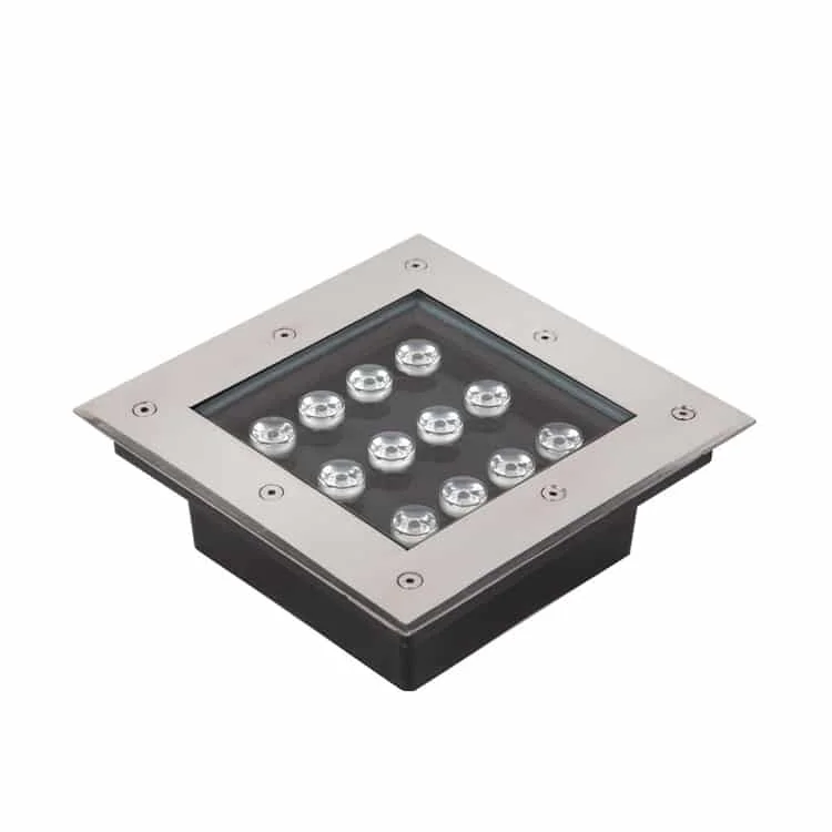 Luminarias cuadradas GL-F para luz desde el pavimento