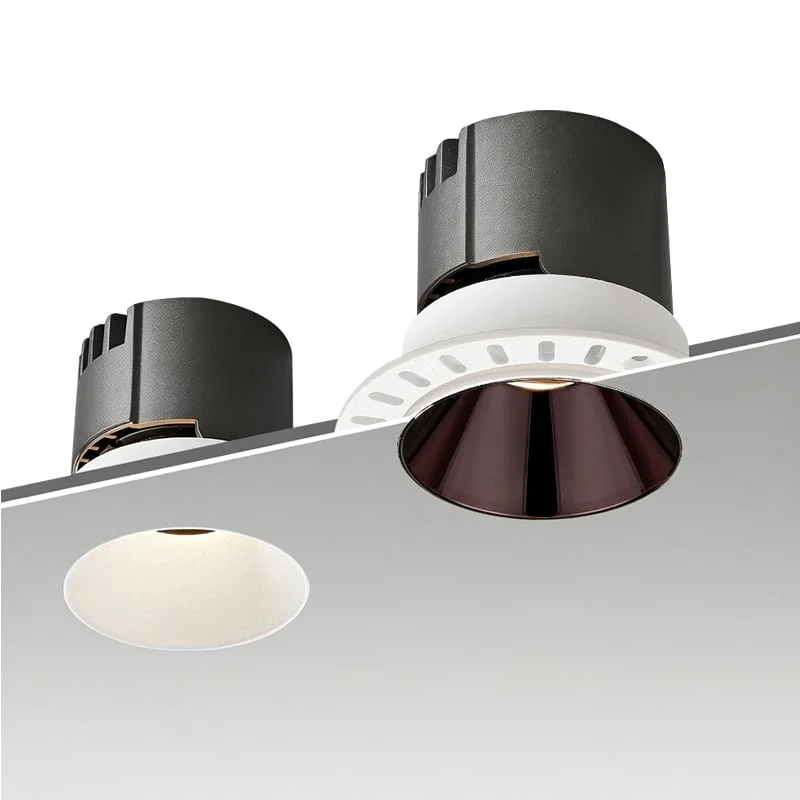 Downlights DL-G-01 con dos integraciones sin marco