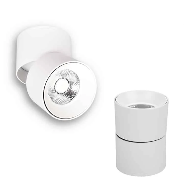 Downlights direccionales ajustables