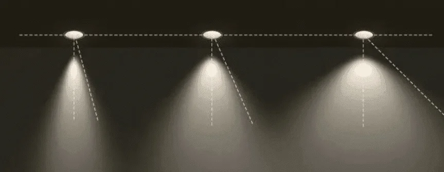 Ángulo de haz de iluminación LED