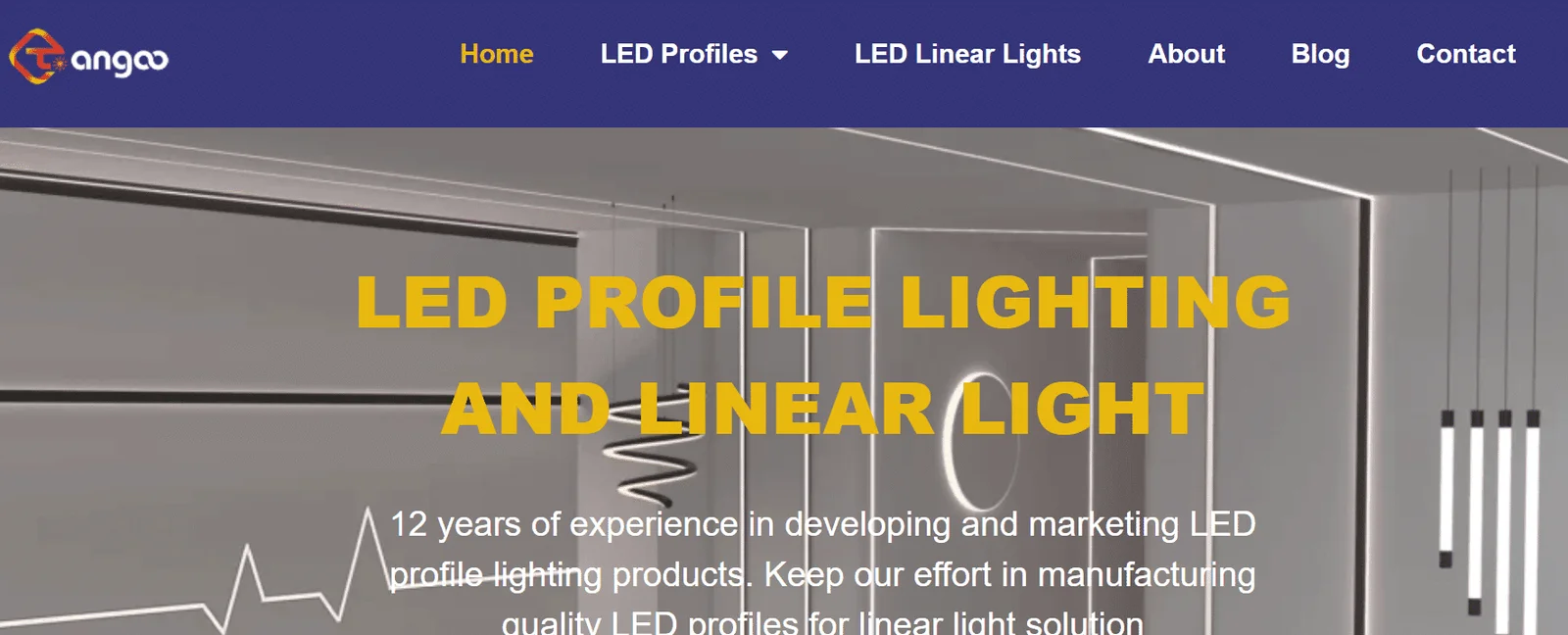 Perfil lineal LED