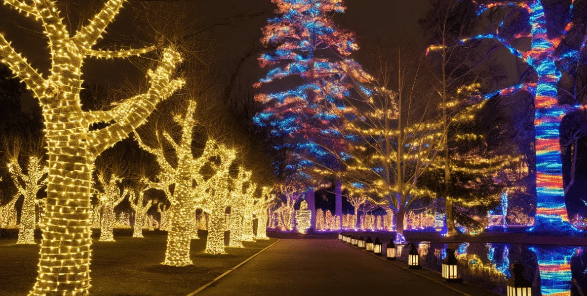 Tiras LED para árboles