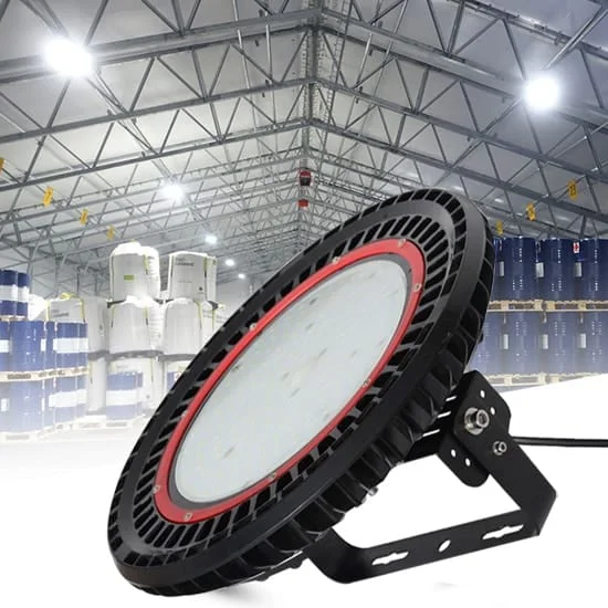 Campana LED industrial para almacén