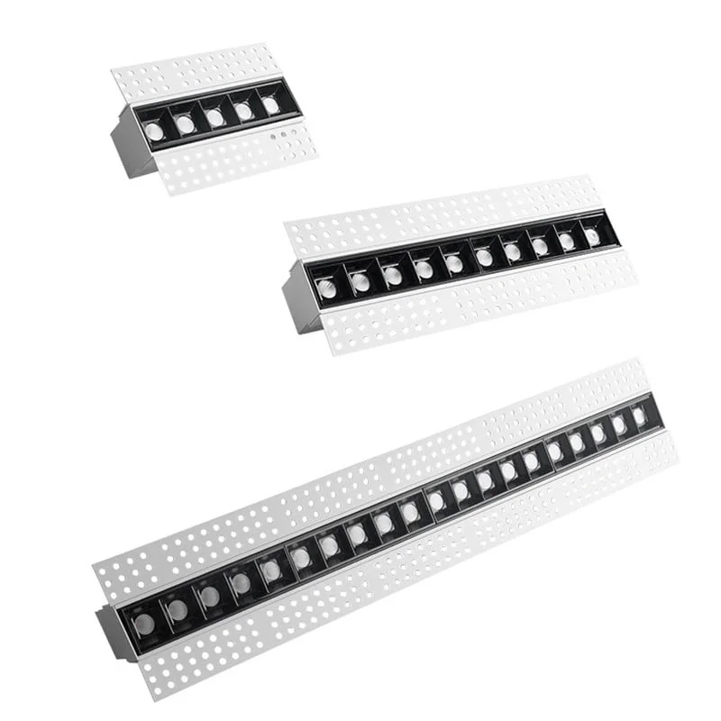 Focos lineales empotrables sin marco 10W-40W