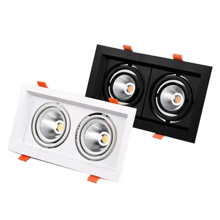 Downlight empotrable de doble extremo