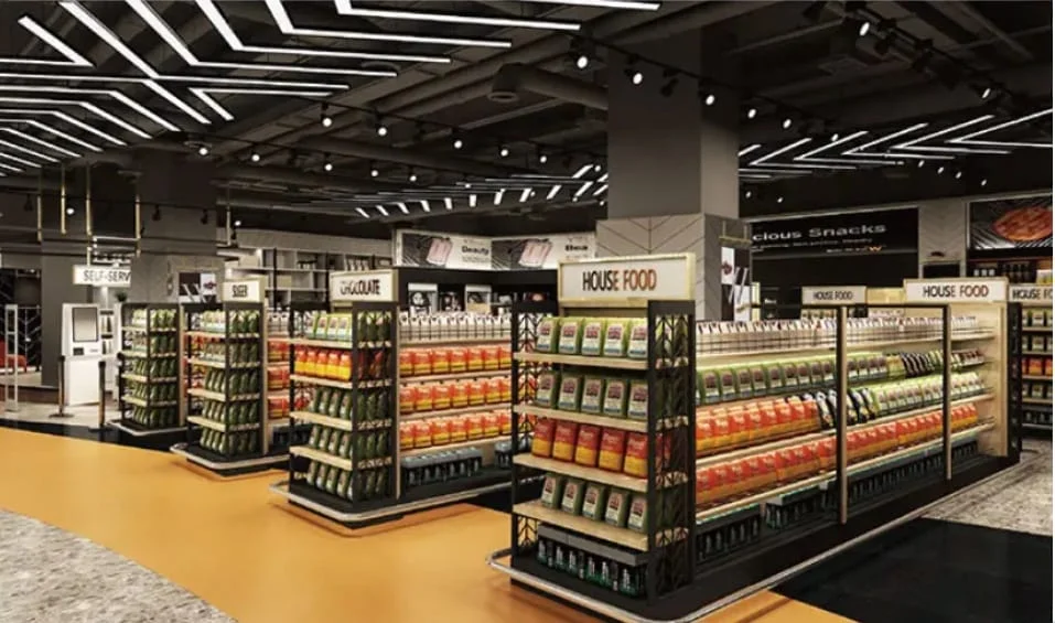 Iluminación de supermercados: ver el producto y trabajar con comodidad