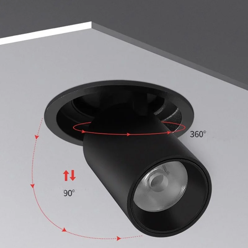 Luz empotrada extensible