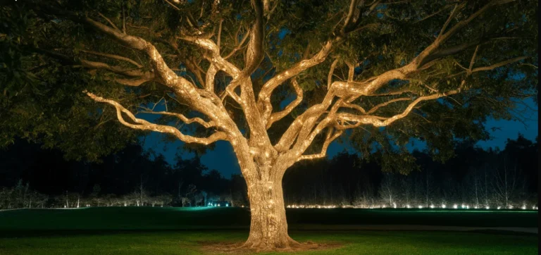 LED iluminación del árbol