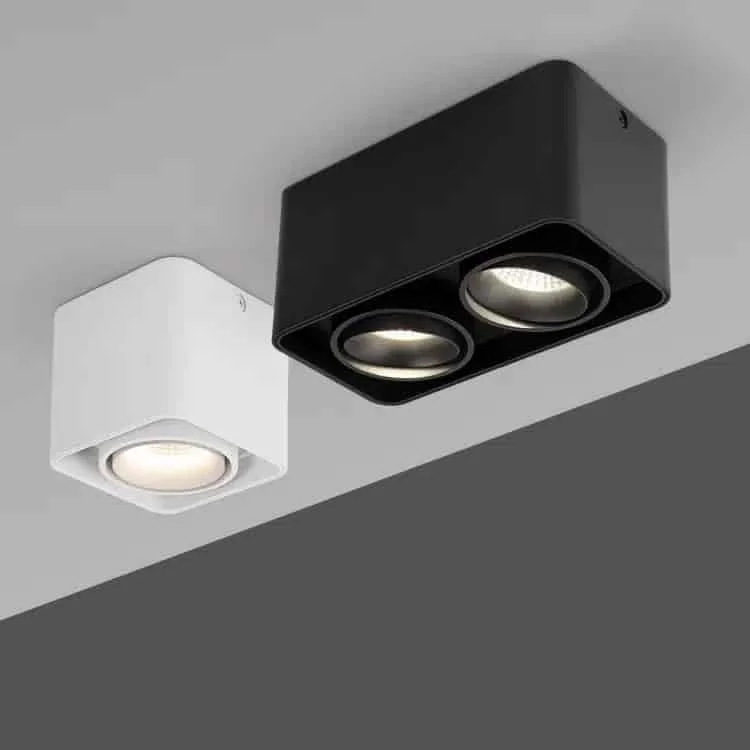 Downlights DLG-H de superficie con módulos a elegir