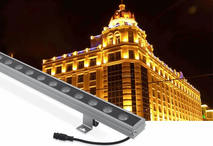 Bañadores de pared LED: definir óptica, distancia y sistema de control