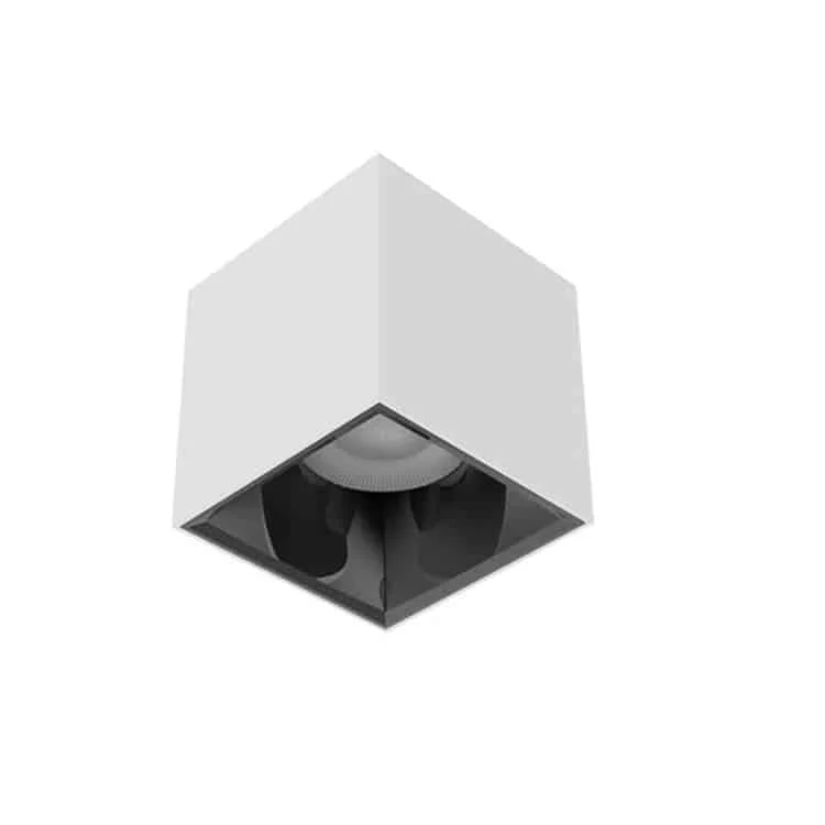Downlights cuadrados de superficie impermeables